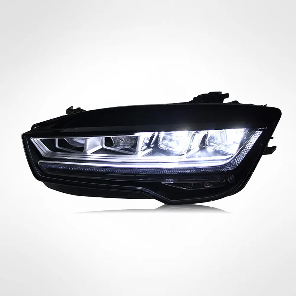 Автомобильный фонарь для Audi A7 светодиодные фары 2011-2018 обновление фар DRL указатель