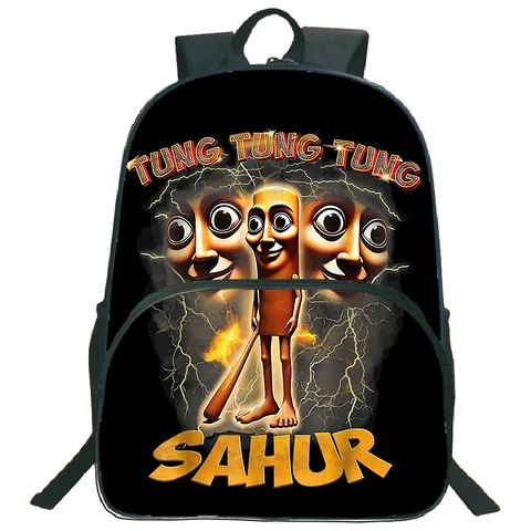 Милый итальянский мозговой принт, 16-дюймовый школьный рюкзак, большой вместительный школьный рюкзак для детей, мальчиков, водонепроницаемый рюкзак