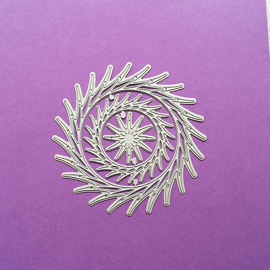 Новые круглые полые шаблоны для скрапбукинга режущие штампы оформление сделай