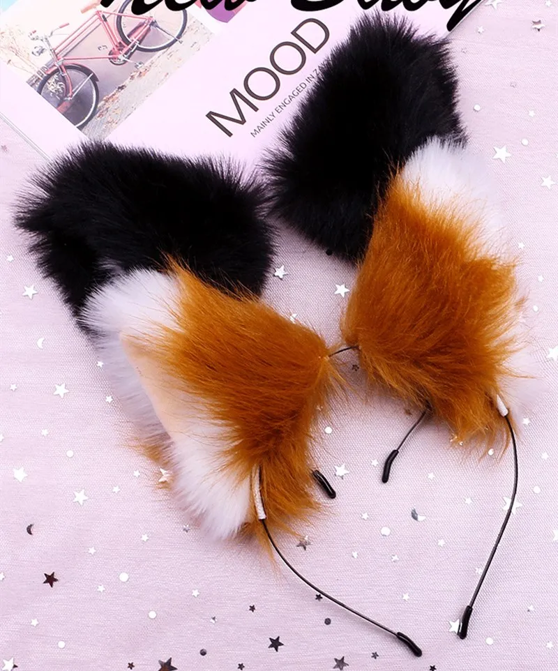 

Multiple Styles Plush Animal Ears Hairpins Lolita Sweet Fluffy Ear Cosplay Anime Hair Clips Party Costume Hair Accessories