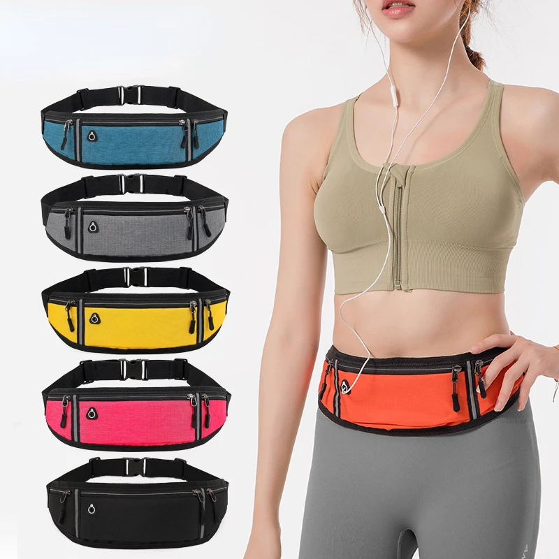 

Professional Running Waist Bag Sports Belt Pouch Mobile Phone Case Men Women Hidden Pouch Gym Sports Bag Running Belt Waist Pack