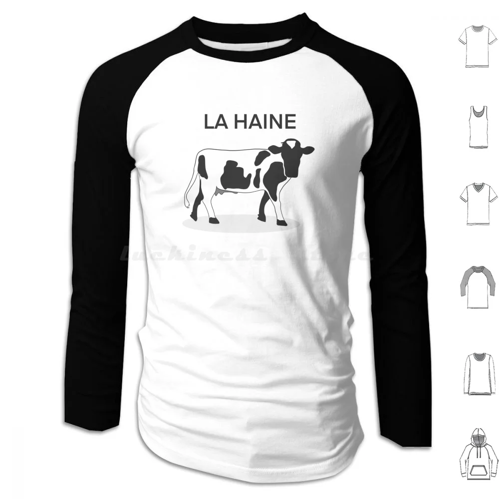 La разблокировка толстовки в виде коровы с длинным рукавом laбесплатно пригород