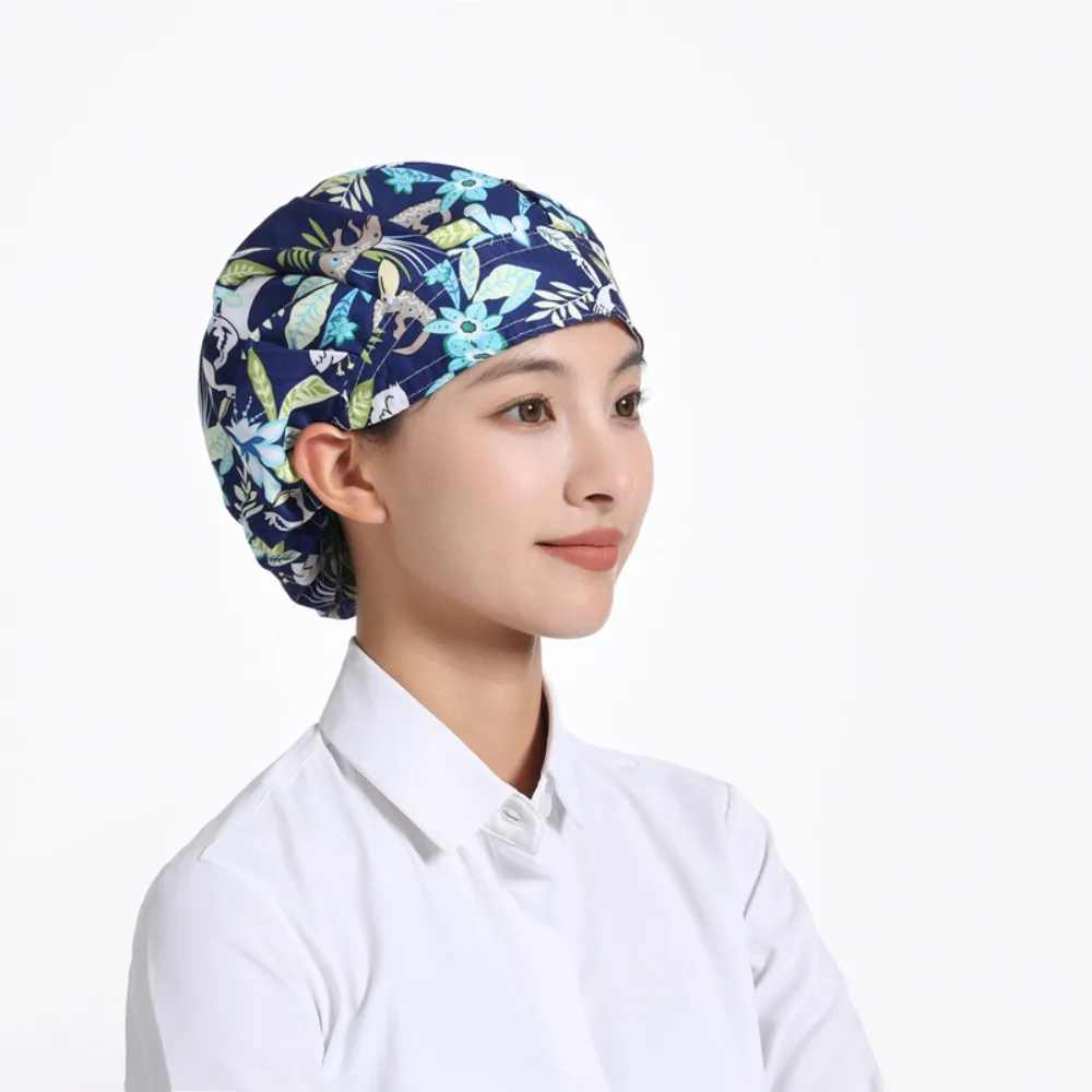 Регулируемая шляпа для шеф-повара дышащая с защитой от жира и пыли