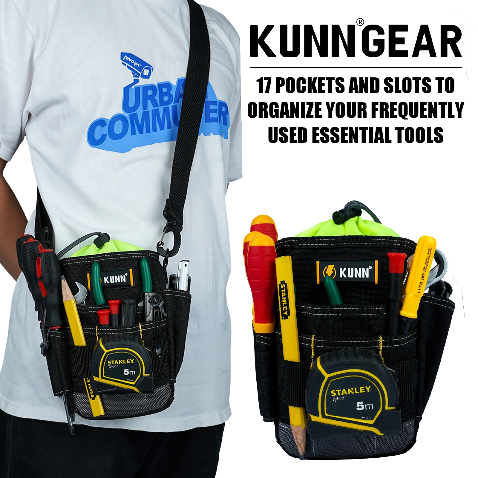 Сумка для инструментов с пряжкой ремня-регулируемый ремень 1 5 дюйма/наплечный