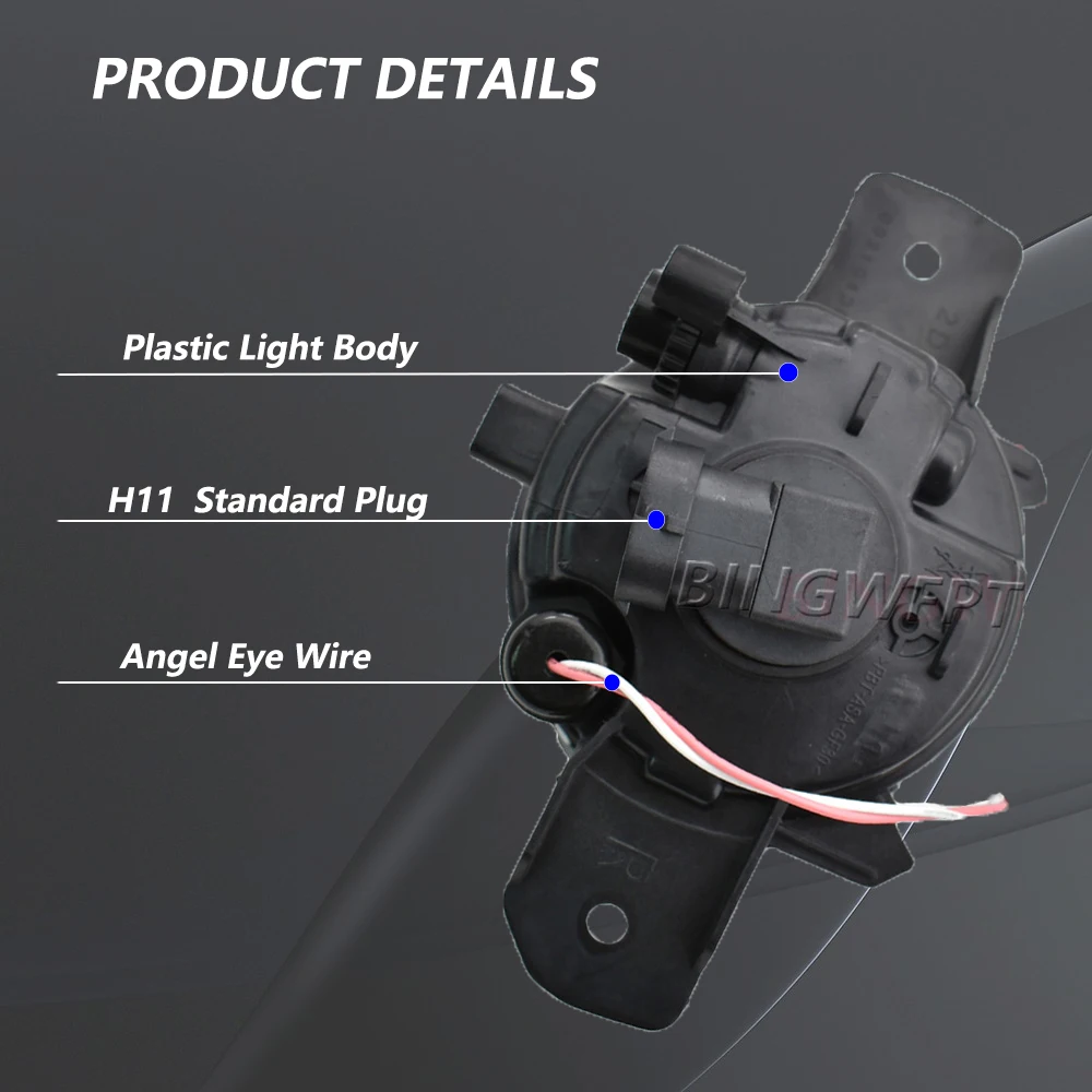 Левая + правая противотуманная фара для Nissan Qashqai 2 J10 2007-2013