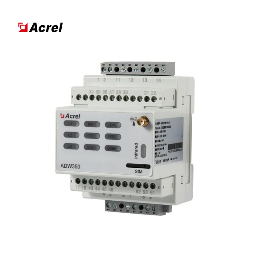 

Acrel ADW350WA-4G/KT AC Three-phase active energy meter Wireless Metering Meter for low voltage network
