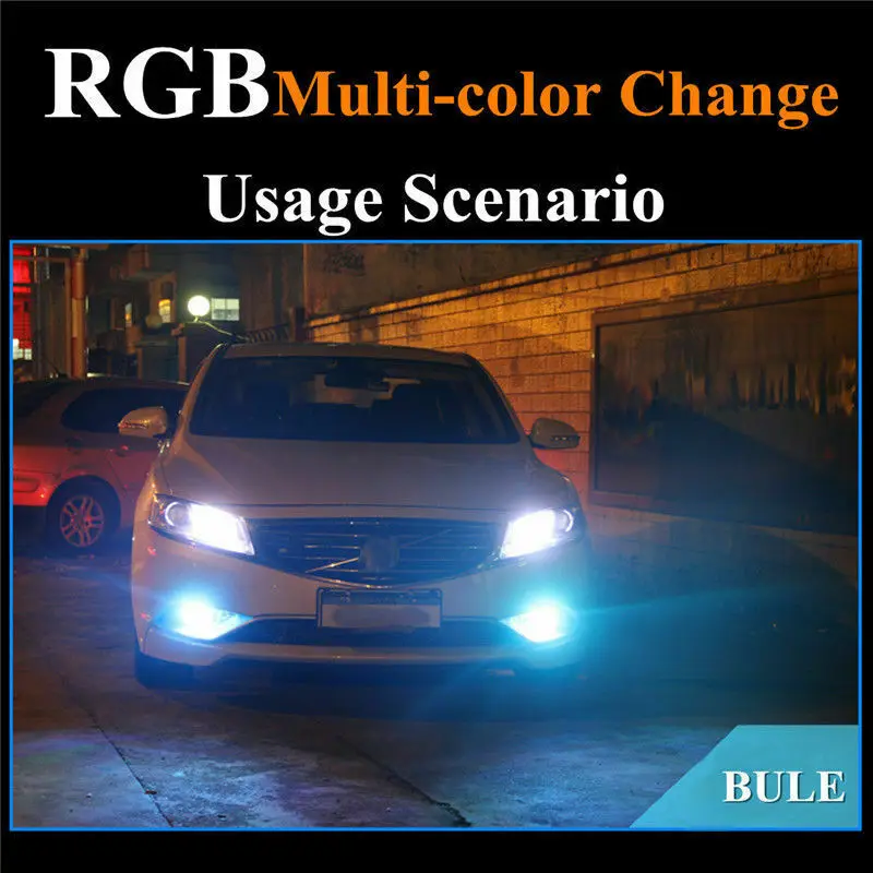 2 шт. Автомобильные светодиодные лампы для чтения T10 5050 SMD RGB |