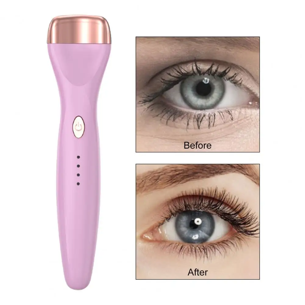 

Electric Heated Eyelash Curler Eyelashes Curls Thermal Eyelash Curler Temperature Control Charging Mini Long Lasting Makeup Tool
