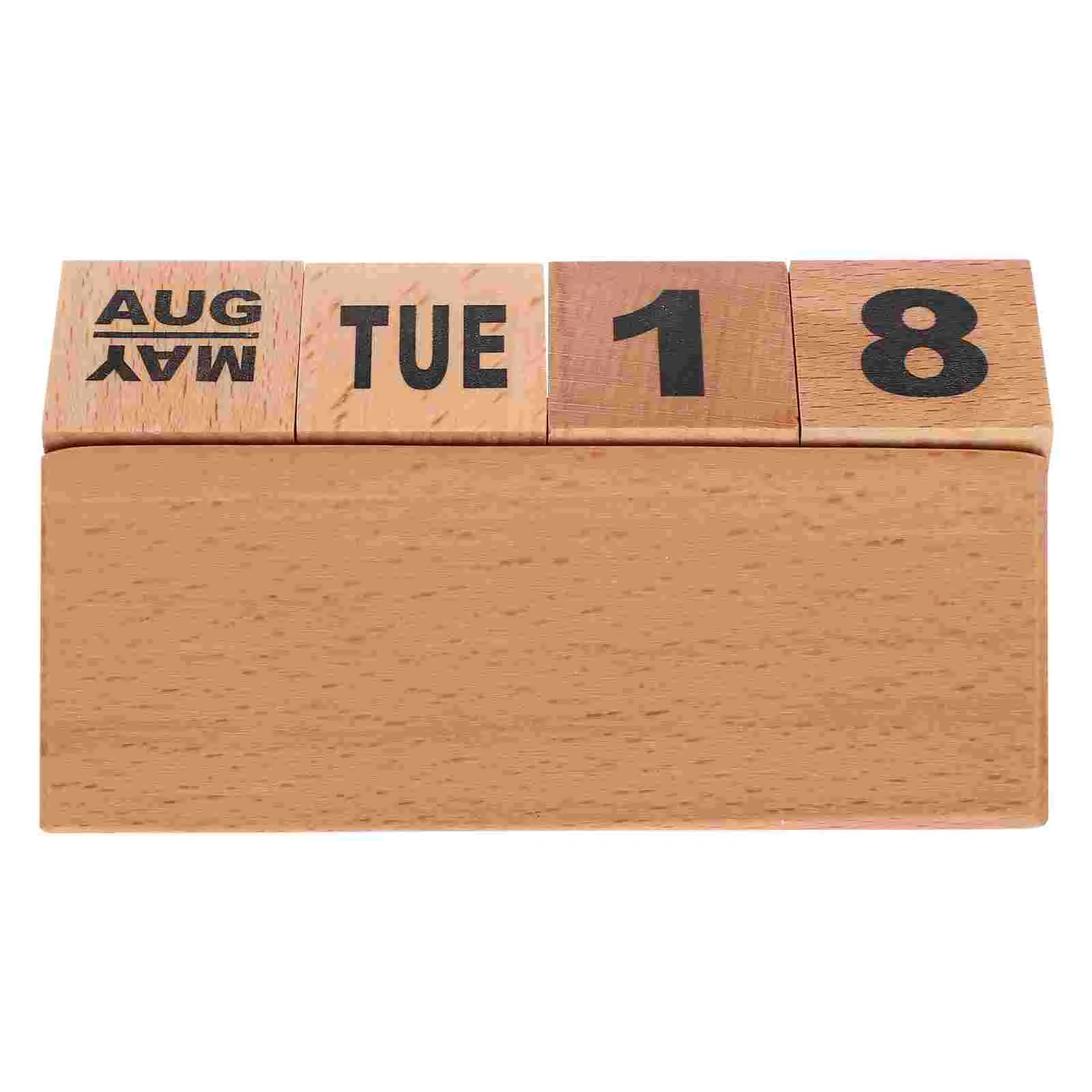 

Rustic Natural Desktop Calendar Home Office Calendar Unique Block Calendar Adornment