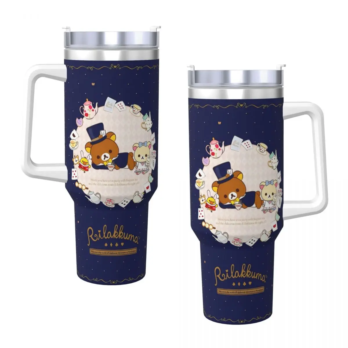 Стакан из нержавеющей стали Rilakkumas термокружка легкий медведь изолированные