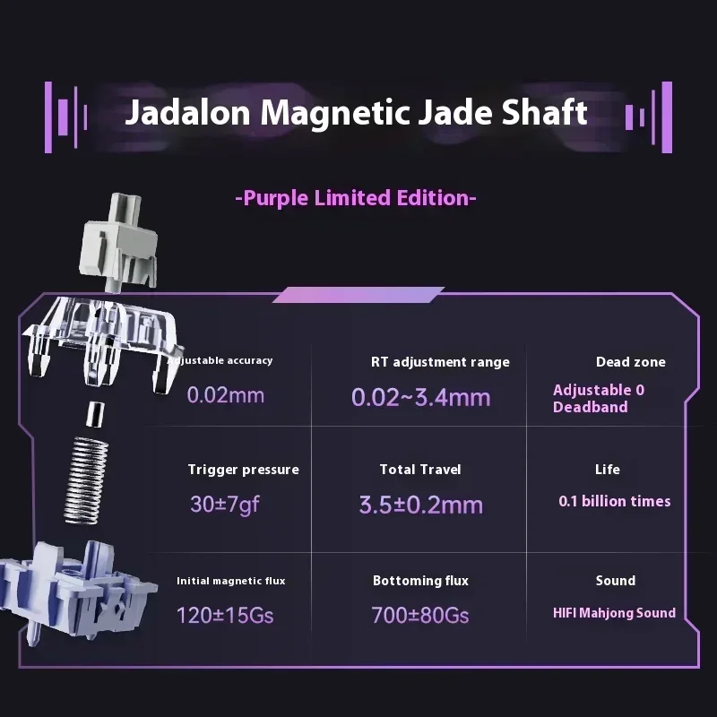 Клавиатура ATK RS7 Pro RGB с магнитной осью проводная алюминиевая 8k VALORANT ПК аксессуары