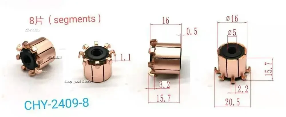 16*5*15 7 (16)* 8P CHY-2409-8Copper Bar генератор переменного тока электрический двигатель
