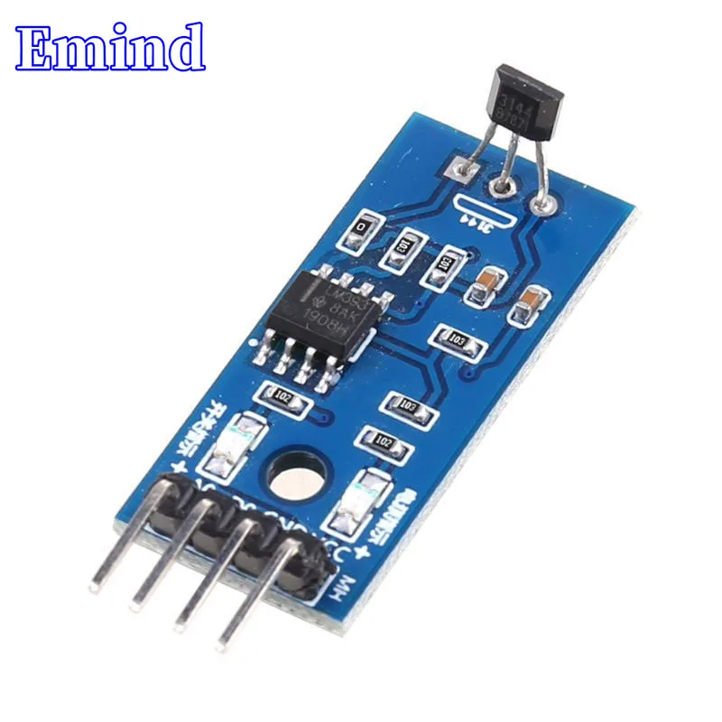 

10//20/50/100/200Pcs Motor Speed Measurement Module Counting Sensor Hall Sensor 3144E Single Open Circuit Buck Power Module