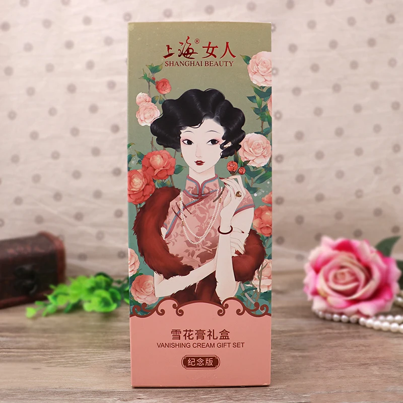 Оригинальный подарочный набор из крема исчезающего в Шанхае 80 г * 3 памятная