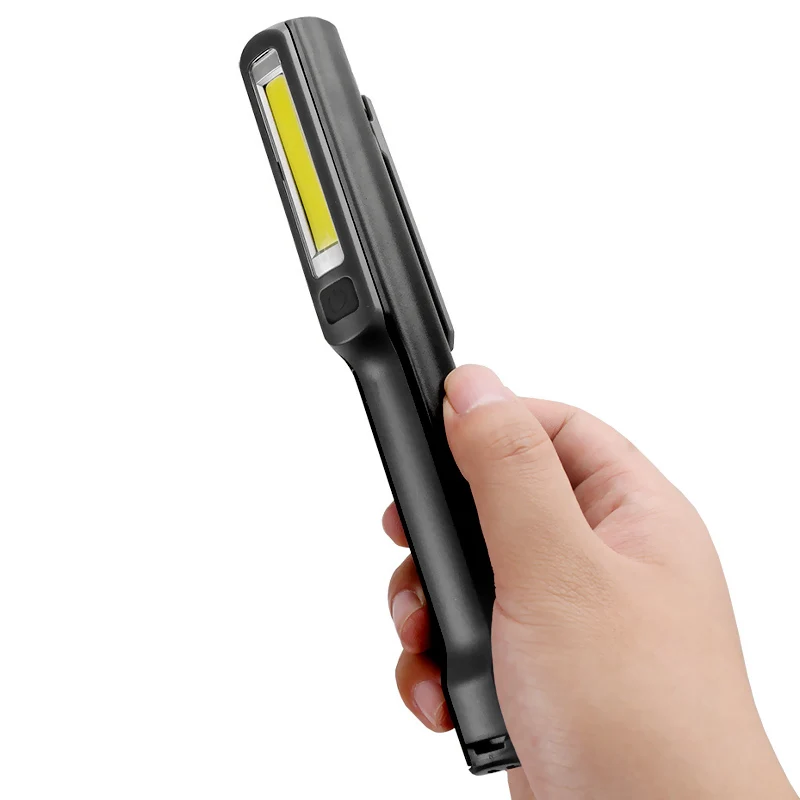 

Миниатюрный светодиодный фонарик с COB матрицей, многофункциональный светодиодный фонарь с магнитной лампой для рабочего осмотра, карманна...
