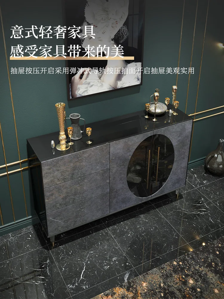 Стиль постмодерн роскошный боковой шкаф итальянское минималистичное хранилище