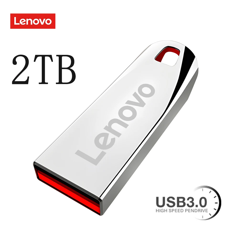 

Lenovo 2TB Metal USB3.0 Flash Drive 1TB 512GB 256GB High Speed Stick PenDrive 128GB Portable storage Waterproof USB Disk