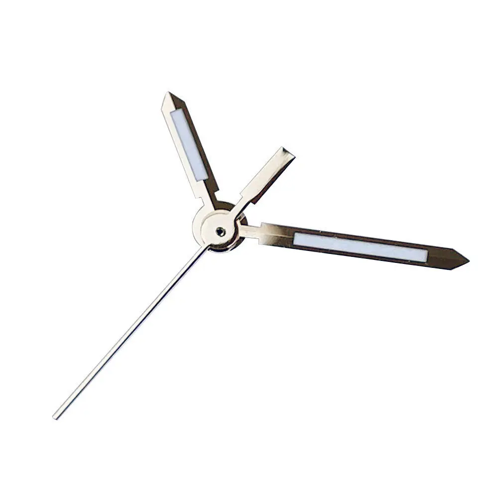 Светящиеся модифицированные стрелки часов серебряные аксессуары подходят для