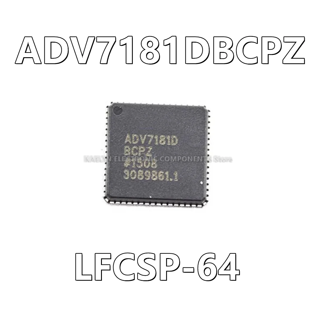 

5 шт./лот ADV7181D ADV7181DBCPZ видеодекодер IC Video 64-LFCSP-VQ (9x9)