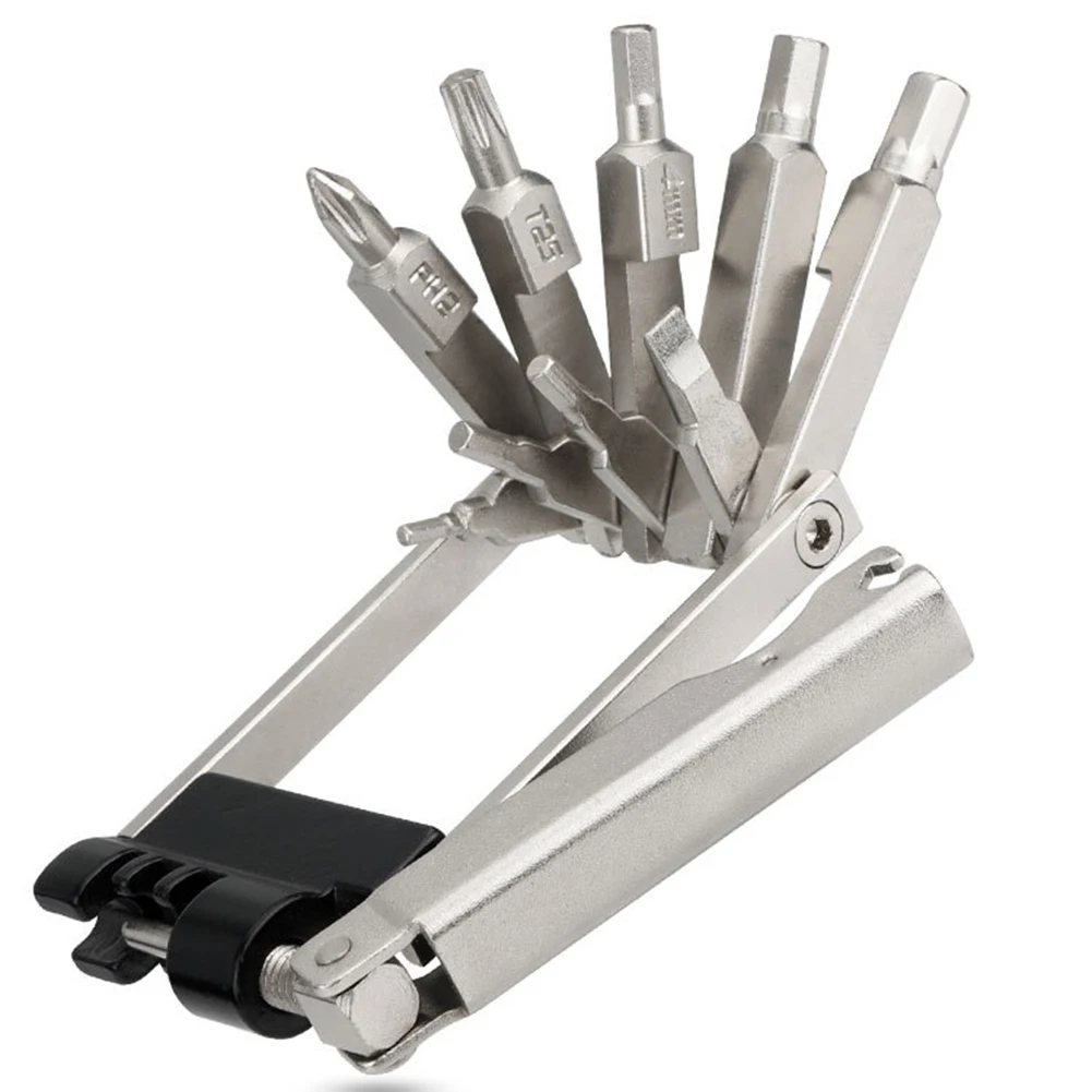 

Необходимый инструмент для обслуживания велосипеда 11 в 1, многофункциональный набор инструментов для ремонта велосипеда, компактный дизайн, для горных велосипедов