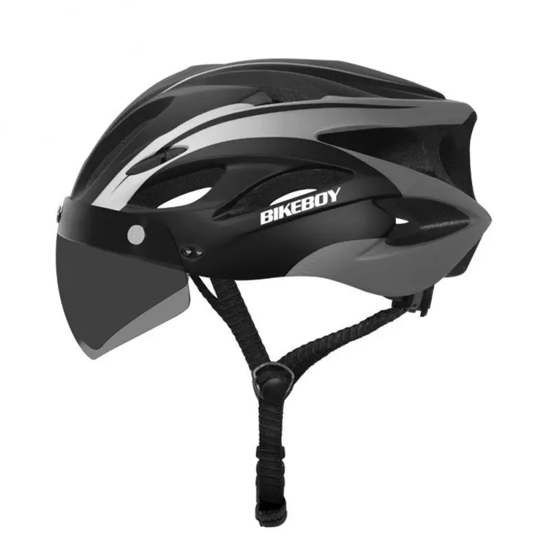 

Bicycle Helmet With Goggles Men Women Intergrally-molded Electric Scoote Helmet Motorcycle Capacete Breathable Capacete Ciclismo