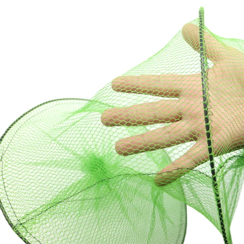 

2 Layers Portable Fishing Net Fish Shrimp Mesh Cage Cast Net Fishing Trap Network Foldable Fishing Net Tackle50 x 30cm