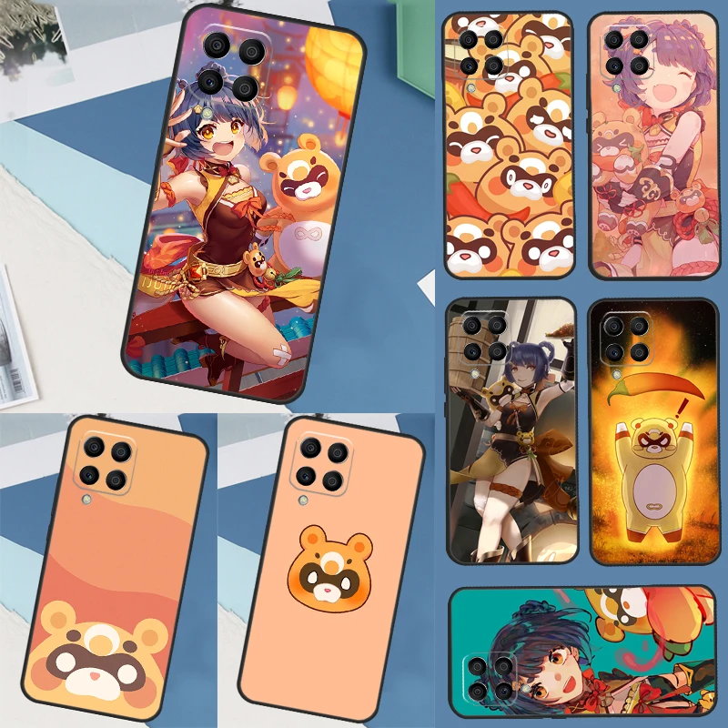 Чехол для телефона Guoba Xiangling Genshin Impact для Samsung Galaxy M33 M53 M32 M52 M12 M13 M23 M11 M31 M51 M20 M14 M54 M30s M21