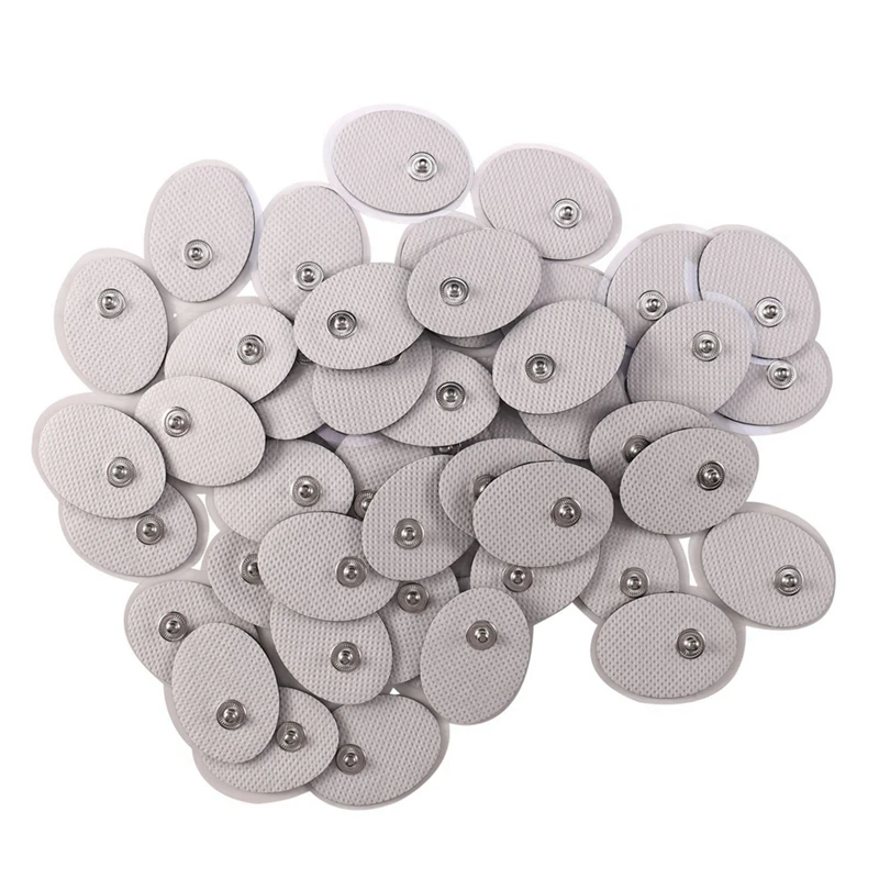 

100Pcs Electrode Self Adhesive Pads For Slimming Massager Tens Acupuncture Pulse - 50Pcs 30 X 40Cmm & 50Pcs44 X 67Mm