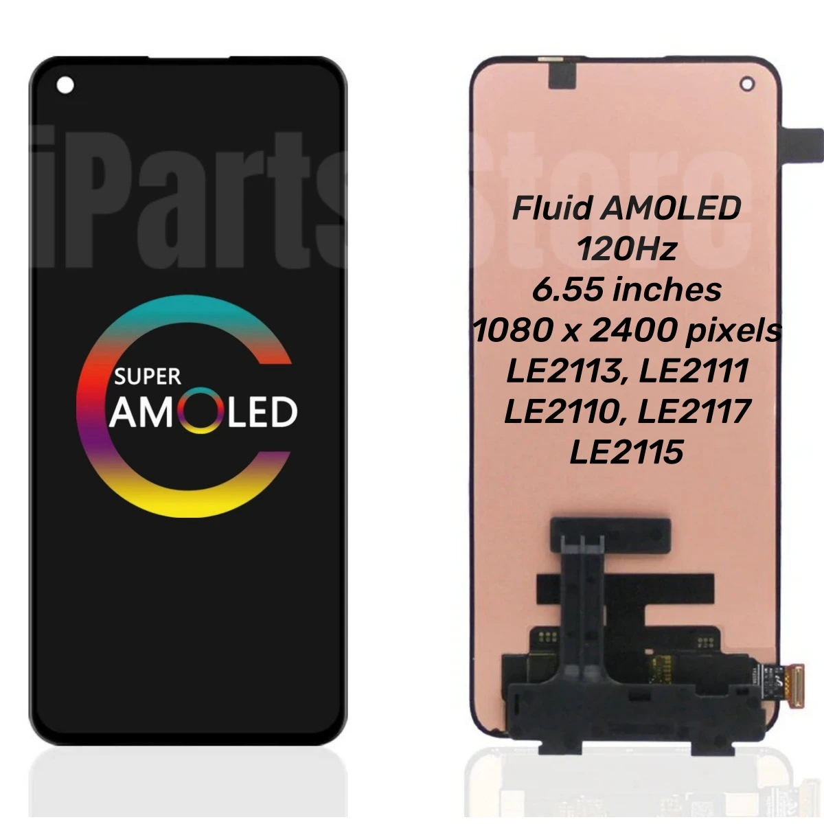 Фото Замена iParts, новый дисплей для OnePlus 9 LE2113 LE2111 LE2110 LE2117, 120 Гц, AMOLED сенсорный экран, дигитайзер в сборе OEM №2