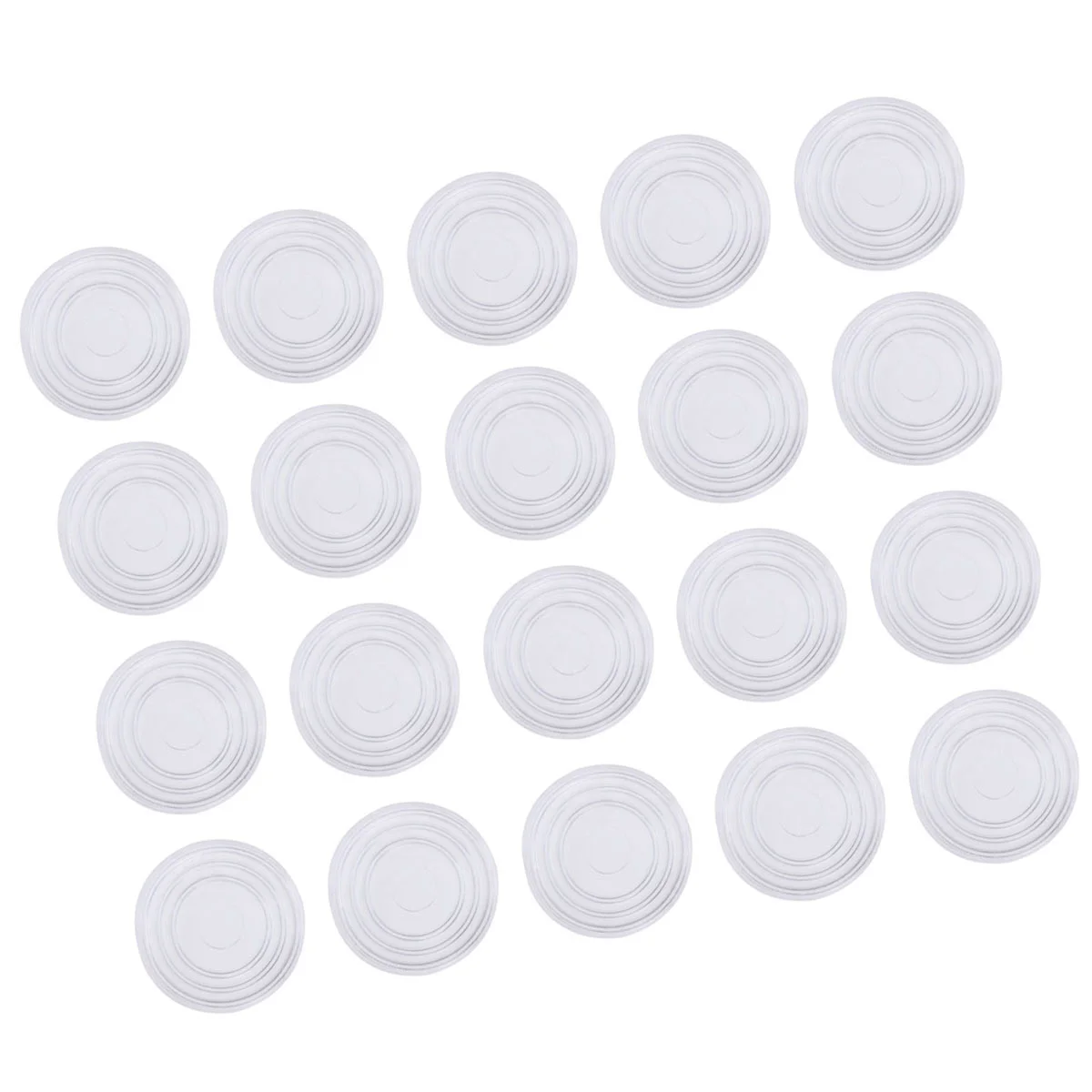

18 Furniture Bumpers Round Glass Table Pads Clear Adhesive Bumper Pads Round Shape Non Grip Pads Glass TableRubber Legs for