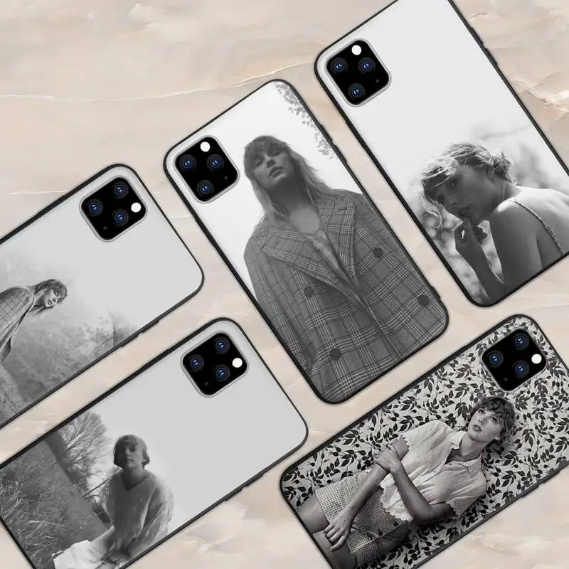 

Folklore Taylor Alison Swift Phone Case for iphone 12 13 Mini SE 2020 6 6S Plus 7 8 Plus X XR XS 11 Pro Max Fundas Coque cover