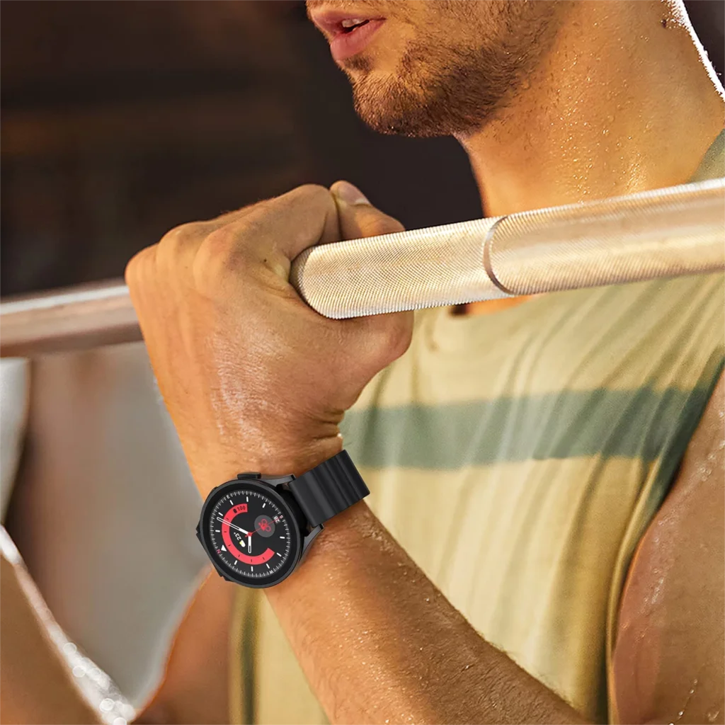 Fashion Marine strap Samsung Galaxy Watch 4/5 44mm 40mm/5 Pro 45mm Silicone 20mm/22mm sports replacement strap