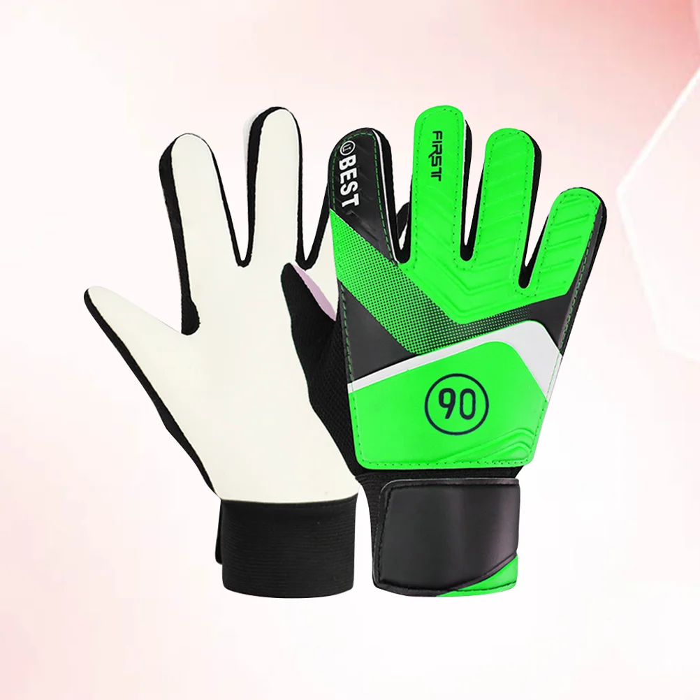 

Adjustable Goalkeeper Protection Gear Glove Teens Children Football Wear-resistance Shock-absorbent Kids Goalie Gloves