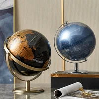 nordic decoration home accessories modern globe statues living room decor world map student gifts creative office desk decor