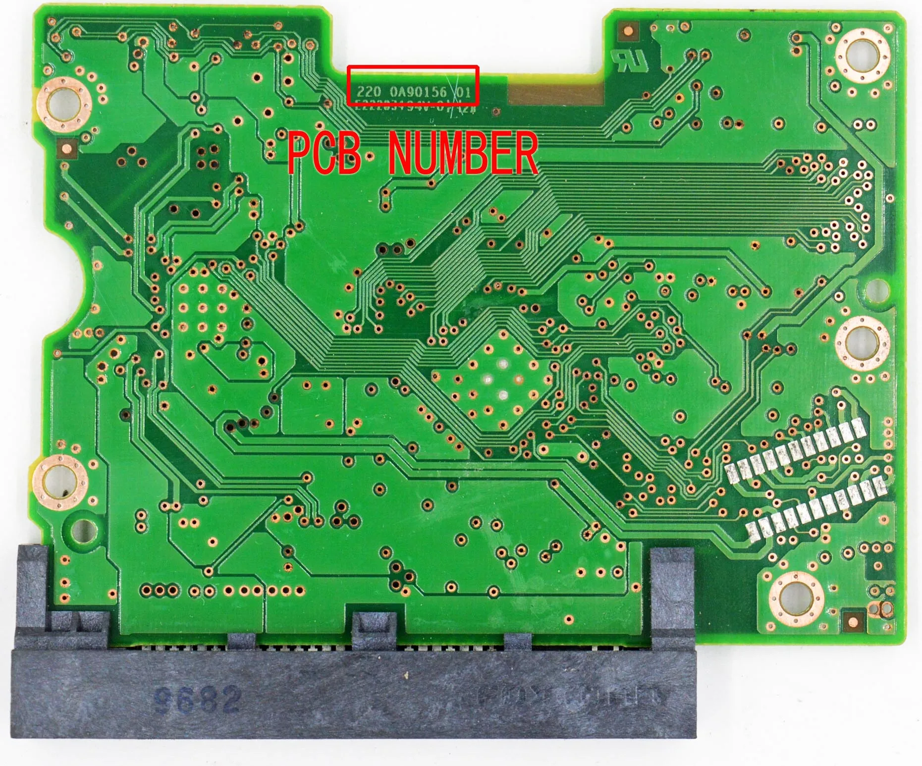 Печатная плата Hitachi для жесткого диска номер 110 0A90156 01 220 / 0A58786 0A29931 HDE721010SLA330 |