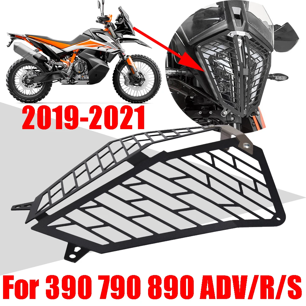 

For KTM 390 790 890 Adventure R S ADV 2019 2020 2021 Motorcycle Accessories Headlight Guard Protector Grille Protective Cover