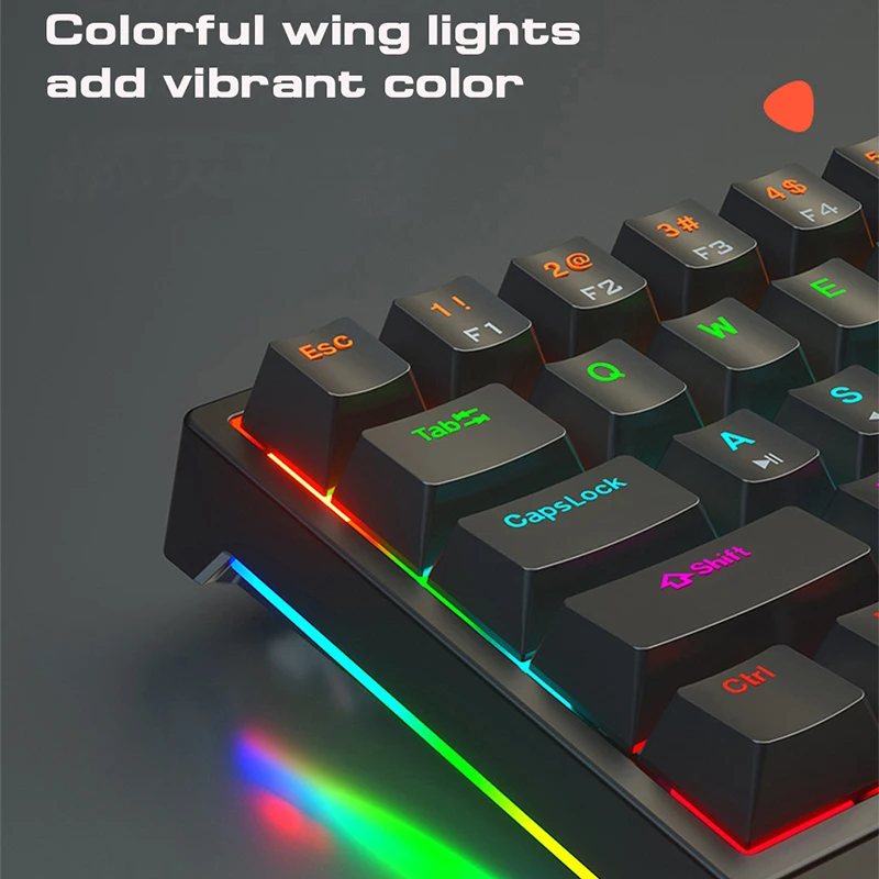 Оригинальная Механическая игровая клавиатура GK61 61 клавиша USB проводная