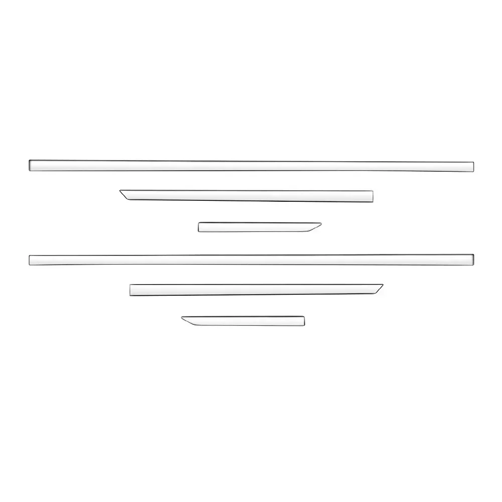 Для Mazda CX60 CX 60 2022 2023 2024 стальные полоски для боковой двери накладки наклейки