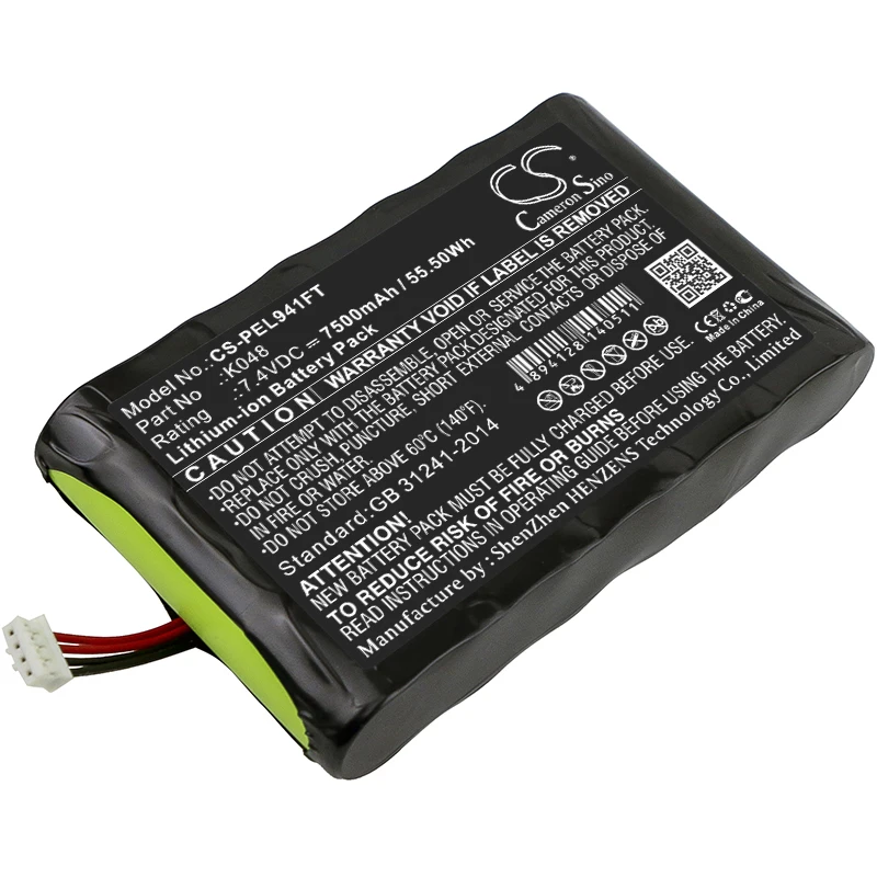 

Сменный аккумулятор CS для Pelican 9410, 9410L 9413-301-001, K048 7500mAh/55.50Wh