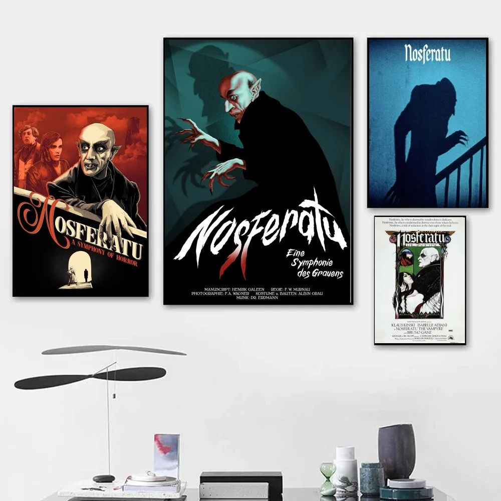 Носферату постер фильма крафт-бумага винтажный настенная живопись исследование