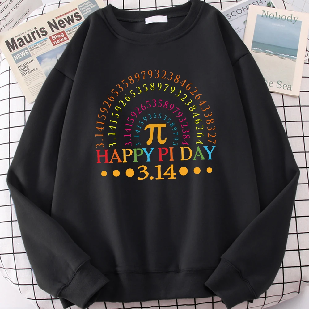 Толстовка мужская с радужным принтом и забавным 3 14