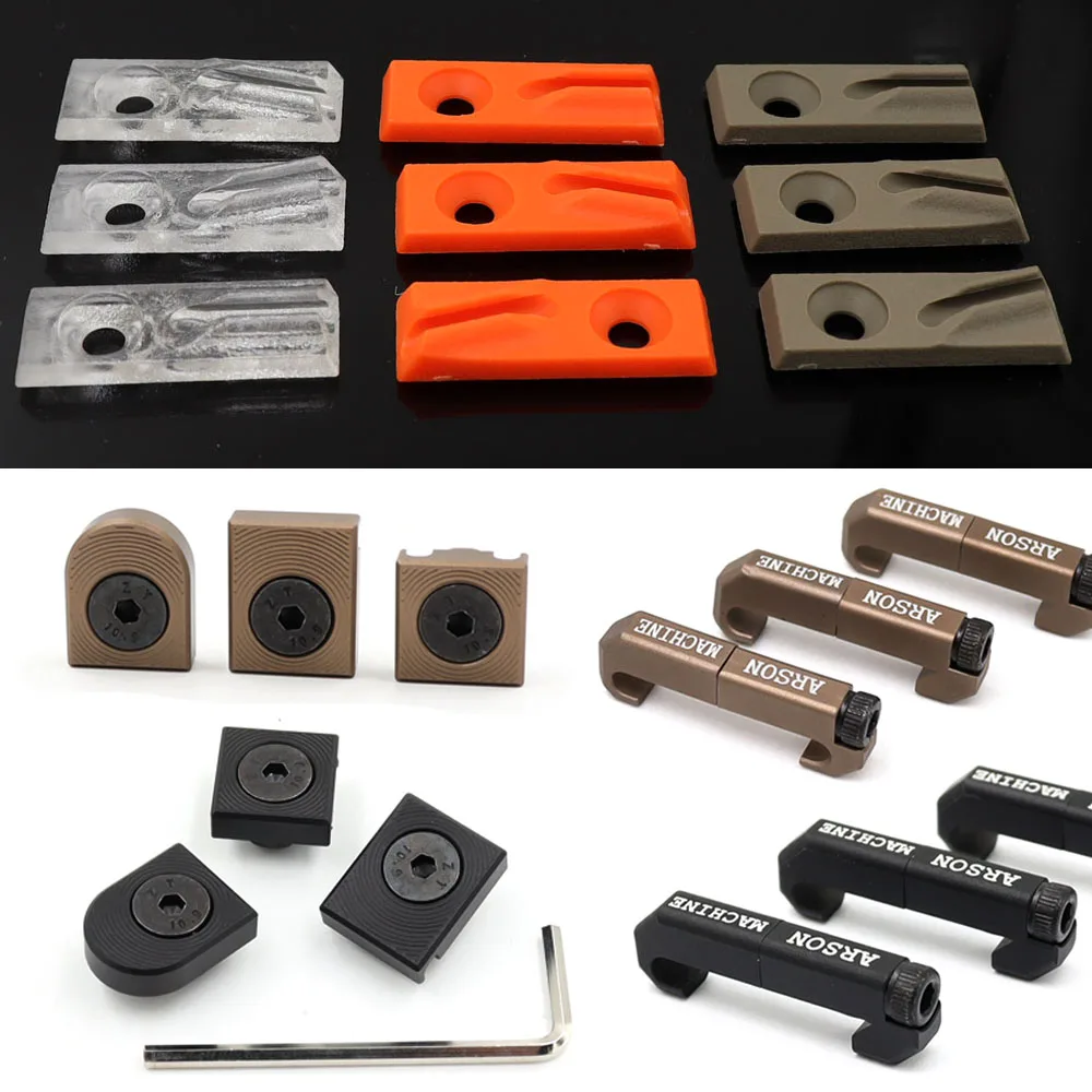 

3PCS/Set Tactical Machine Cable Management MLOK Keymod Rail Wire Guide System For M300 M600 PEQ Flashlight Switch Cable Clip