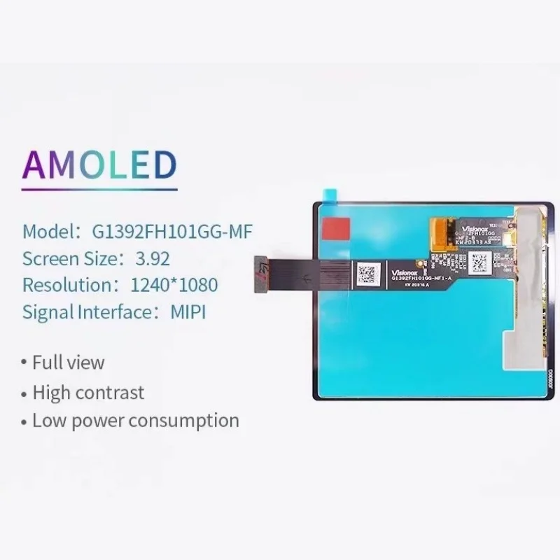 Фото 3,92-дюймовый AMOLED-экран для LG Wing 5G F100 F100EM F100V LM-F100N, маленький ЖК-дисплей с сенсорным экраном №2