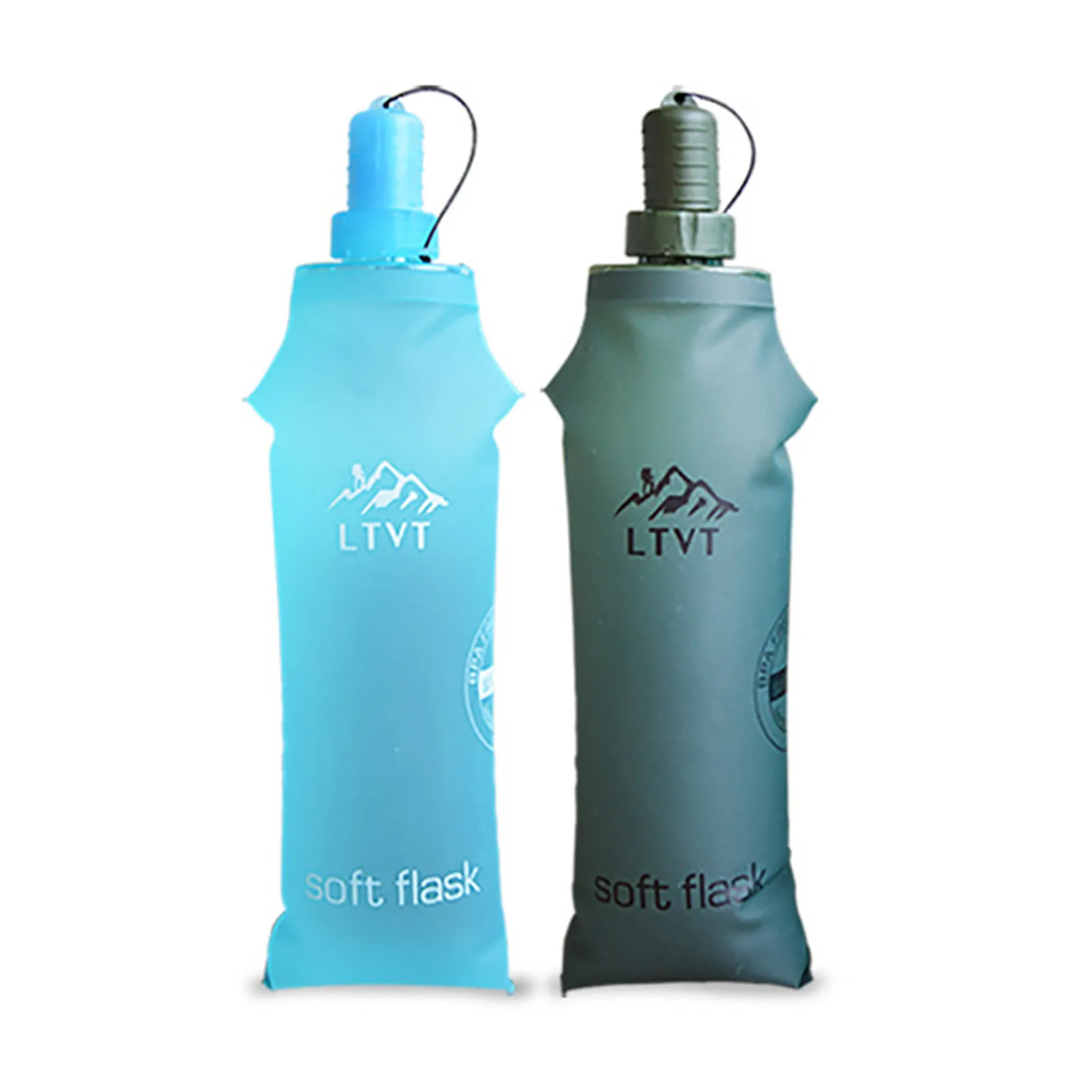 

Многоразовая Спортивная дорожная портативная складная бутылка для воды, чайник, пластиковая бутылка для воды для спорта на открытом воздух...