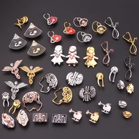 medical brooches enamel pins microscope syringe injector stethoscope jeans collar lapel pin doctor nurse jewelry gifts