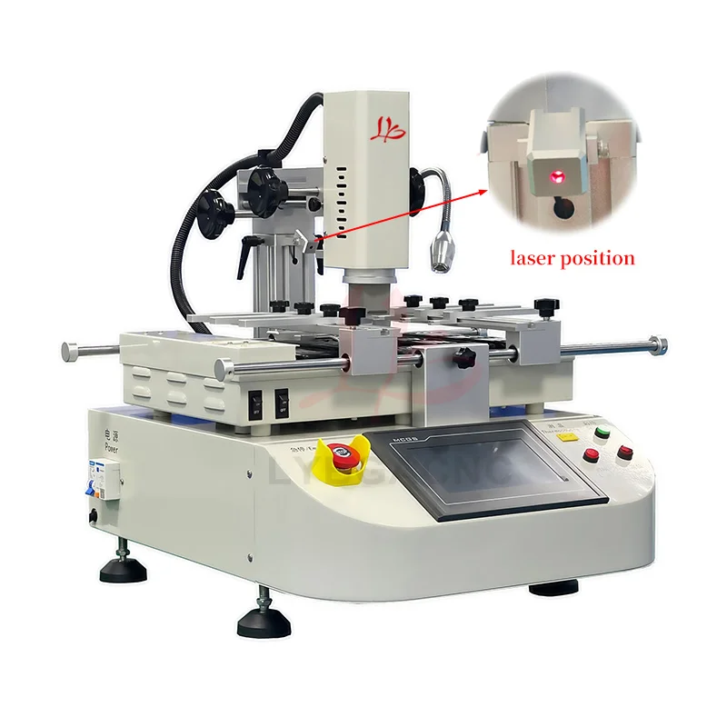 LY-R5860 R5860C Паяльная станция BGA с горячим воздухом 3 зоны для ремонта чипов