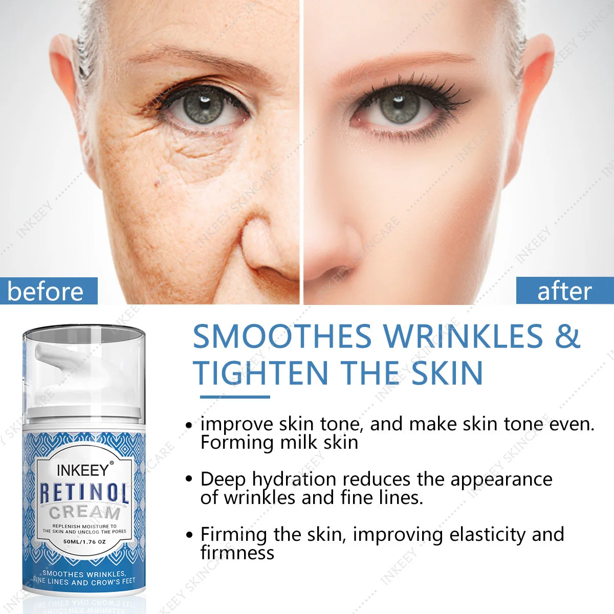 Крем с ретинолом антивозрастной крем для лица средство против морщин ухода за