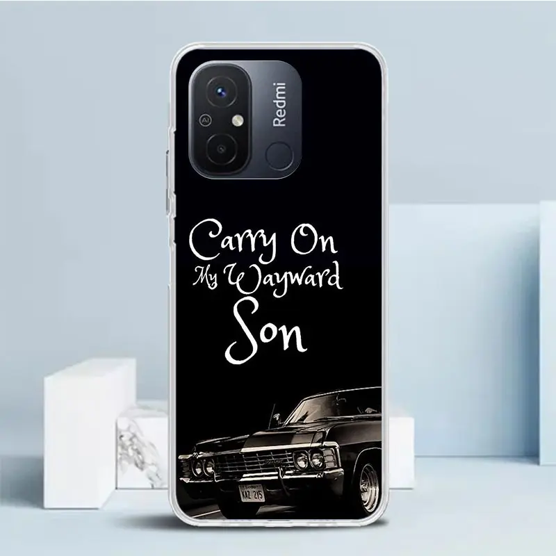 Фото Силиконовый чехол для телефона Babaite Supernatural SPN Dean And Sam для Xiaomi Redmi 12 12C 13 13C 14C 10 10A 10C 9 9A 9C 9T 8 8A 7 7A №5