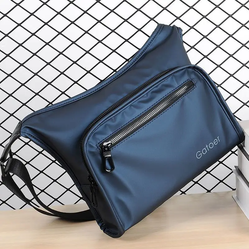 2022 New Men's Cross Shoulder Bag Trendy Brand Shoulder Bag Backpack Japanese Cross Shoulder Bag Oxford Cloth Travel Strap Bag