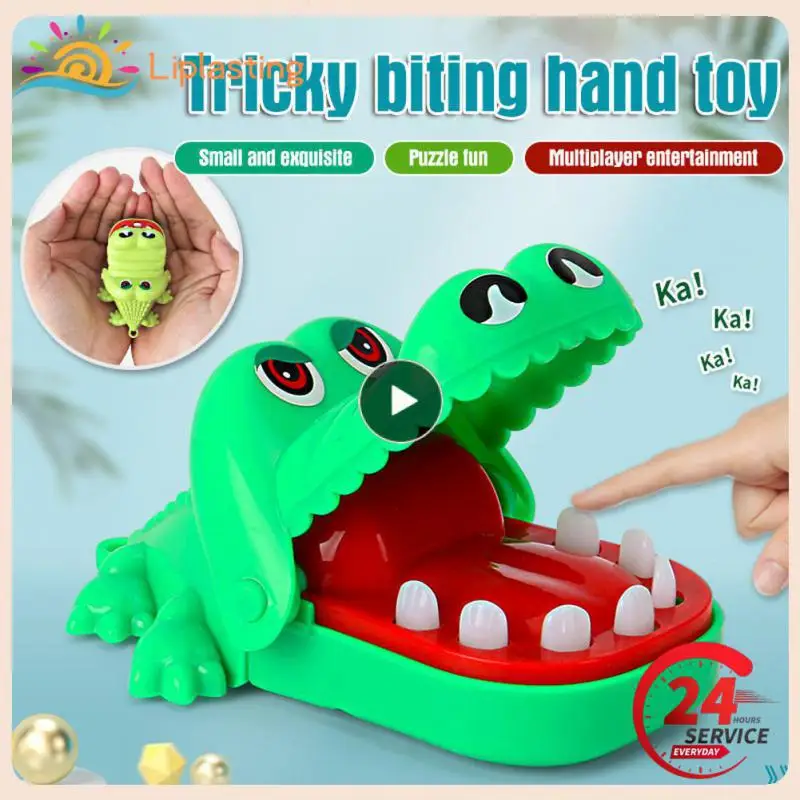 

Baby Mini Animal Finger Biting Tricky Toy Infant Toddler Puzzle Hand Game Parent-child Interactive Toys Children Educational Toy